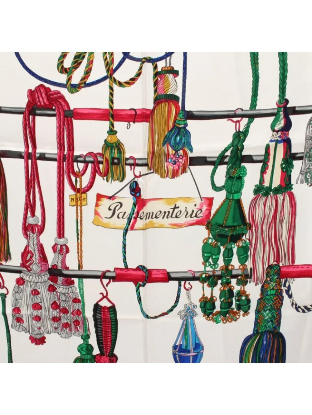 Hermes Scarf Carre 90 Pasementerie Silk